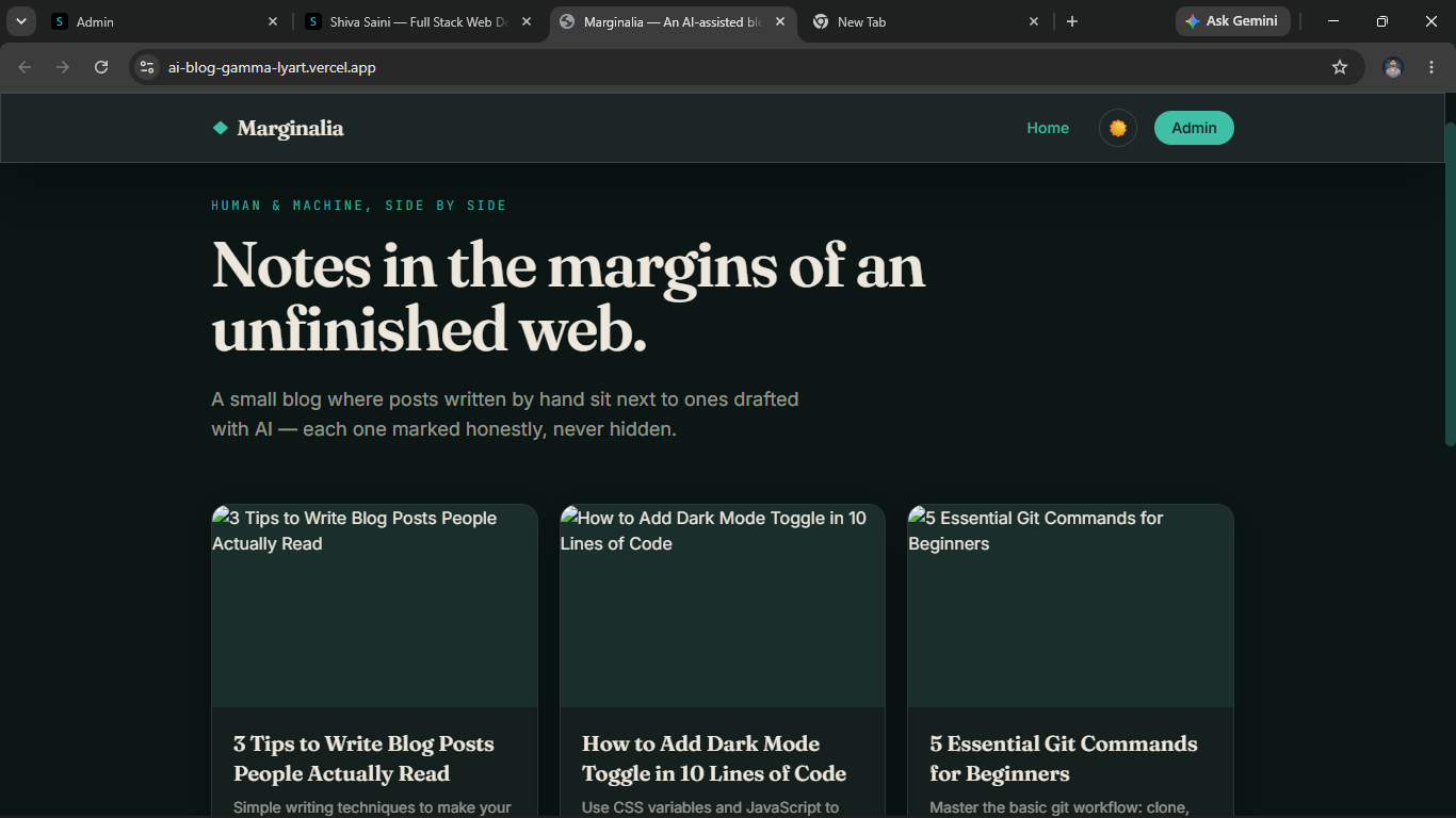 Blog Website